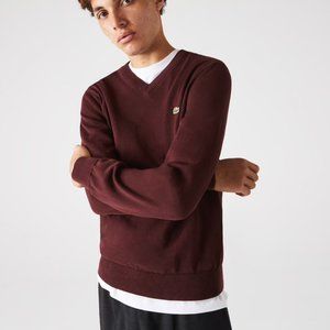 *NWT* Lacoste Men's V-Neck Cotton Sweater